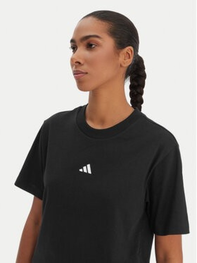 adidas T-Shirt Essentials Small Logo JC5943 Czarny Regular Fit