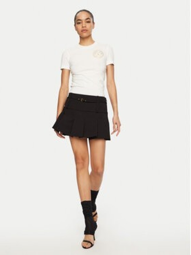 Versace Jeans Couture T-Shirt 78HAHT00 Biały Regular Fit