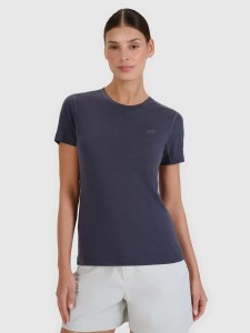 T-SHIRT DAMSKI 4F KOSZULKA TRENINGOWA Z WEŁNĄ MERINO F1269