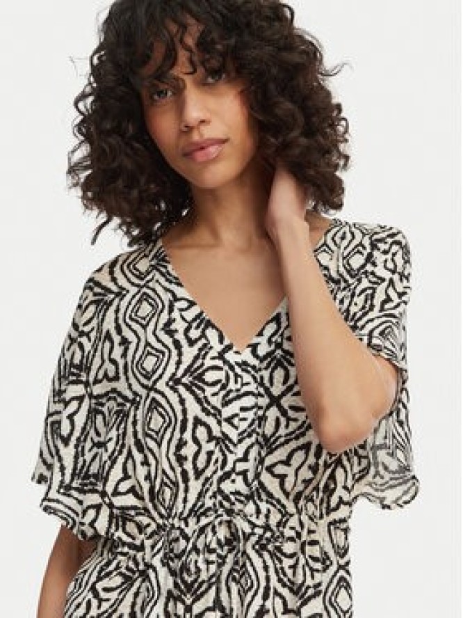 Vero Moda Sukienka codzienna Menny 10303701 Beżowy Regular Fit