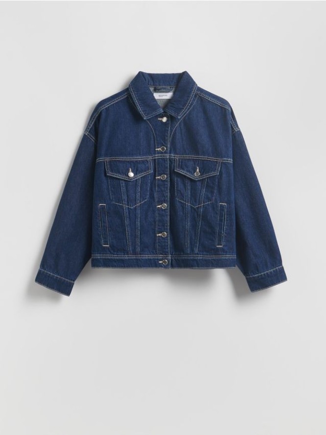 Kurtka jeansowa - granatowy