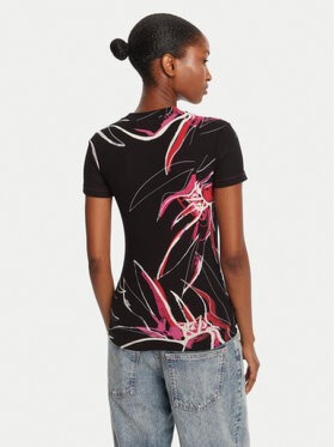 Desigual T-Shirt Lala 25WWTK16 Czarny Regular Fit
