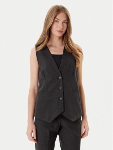 MAX&Co. Kamizelka garniturowa Colour 2526156022200 Brązowy Regular Fit