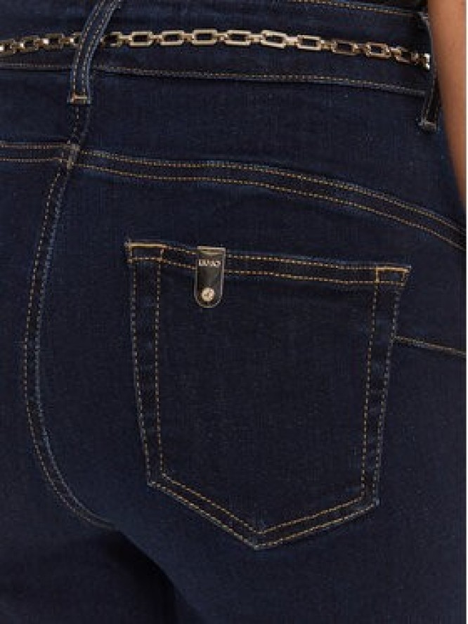 Liu Jo Jeansy UF5097 DS018 Granatowy Flare Fit