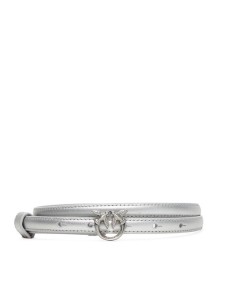 PINKO Pasek Damski Love Berry H1 Belt AI 25-26 PLT01 102148 A0F1 Srebrny