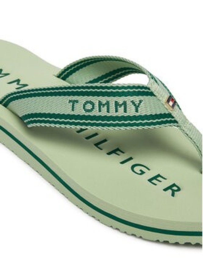 Tommy Hilfiger Japonki Th Webbing Summer Sandal FW0FW09193 Zielony