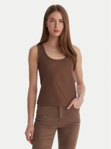 Marella Top Orata 2613941015 Brązowy Slim Fit