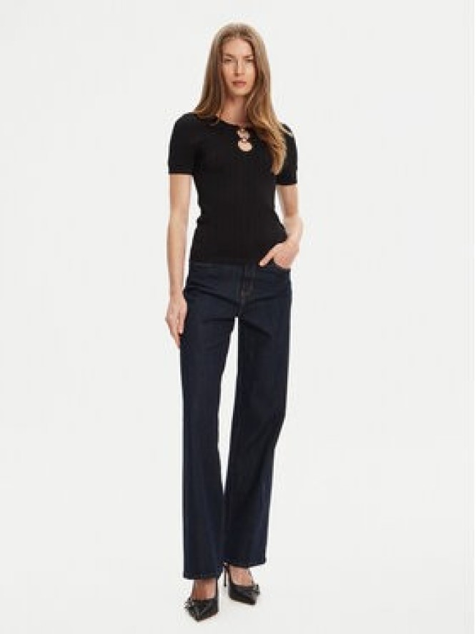 Guess Bluzka W5YR16 Z3OV0 Czarny Regular Fit