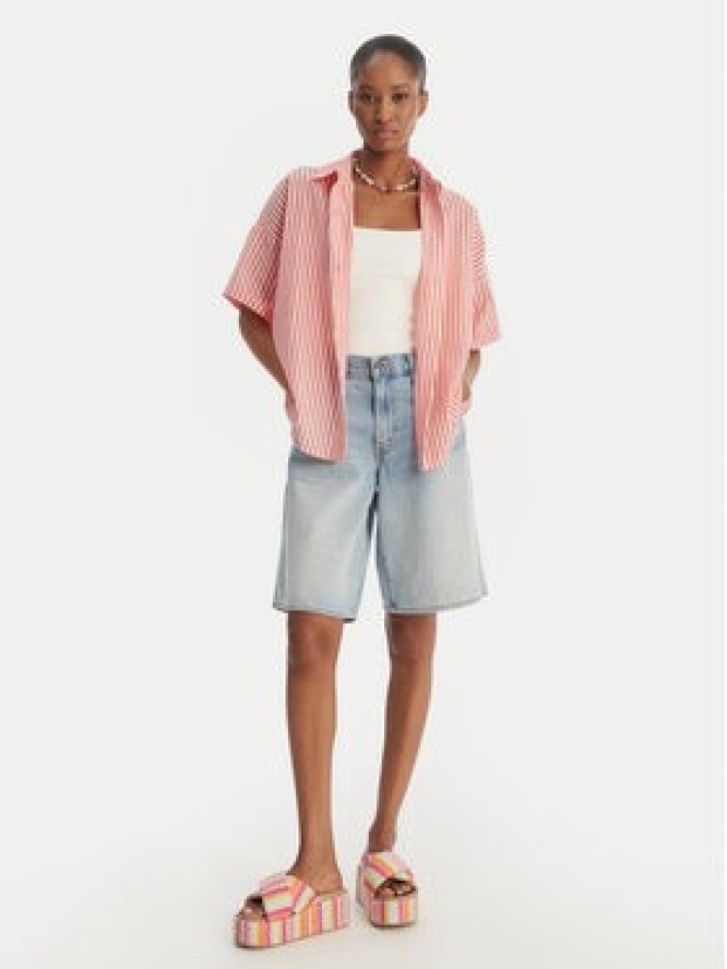 Roxy Koszula Beachy Nostalgia ERJWT03738 Różowy Relaxed Fit