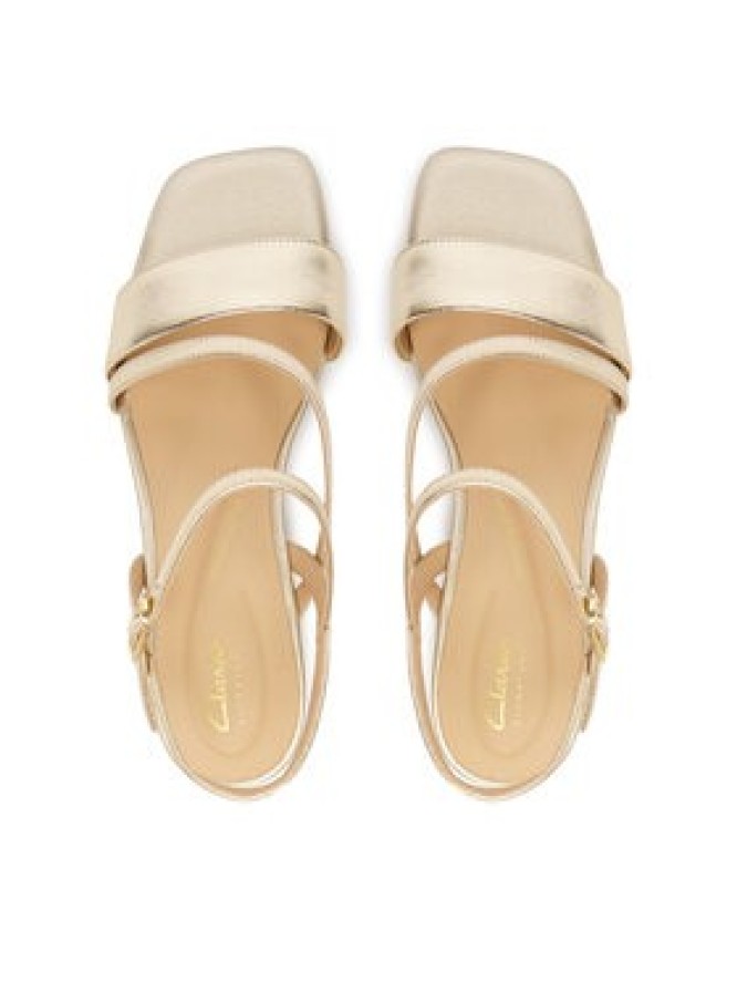 Clarks Sandały Serina35 Strap 26186120 Złoty