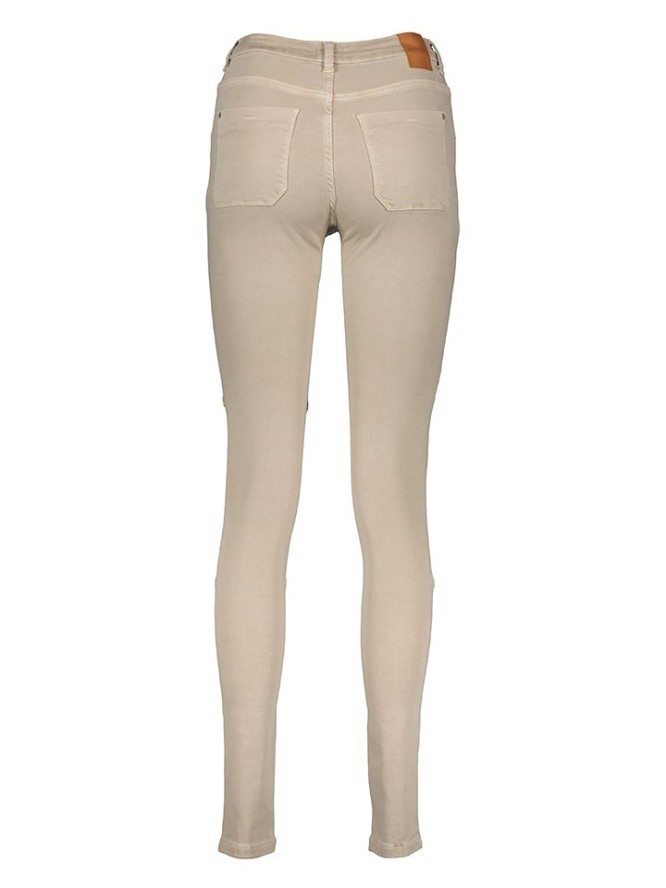 Mustang Spodnie w kolorze beżowym rozmiar: W26/L30