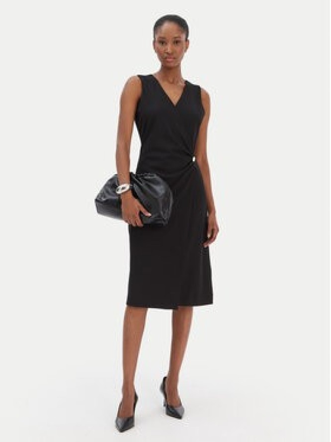 Calvin Klein Sukienka koktajlowa LV044E047G Czarny Slim Fit