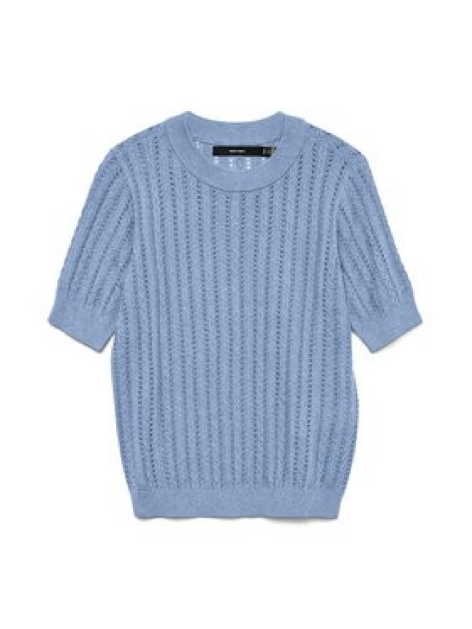 Vero Moda Sweter Morena 10321893 Błękitny Slim Fit