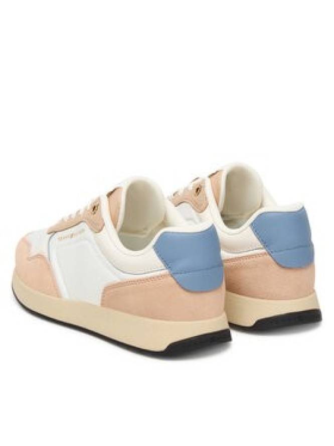Tommy Hilfiger Sneakersy Mix Material Runner FW0FW08950 Écru