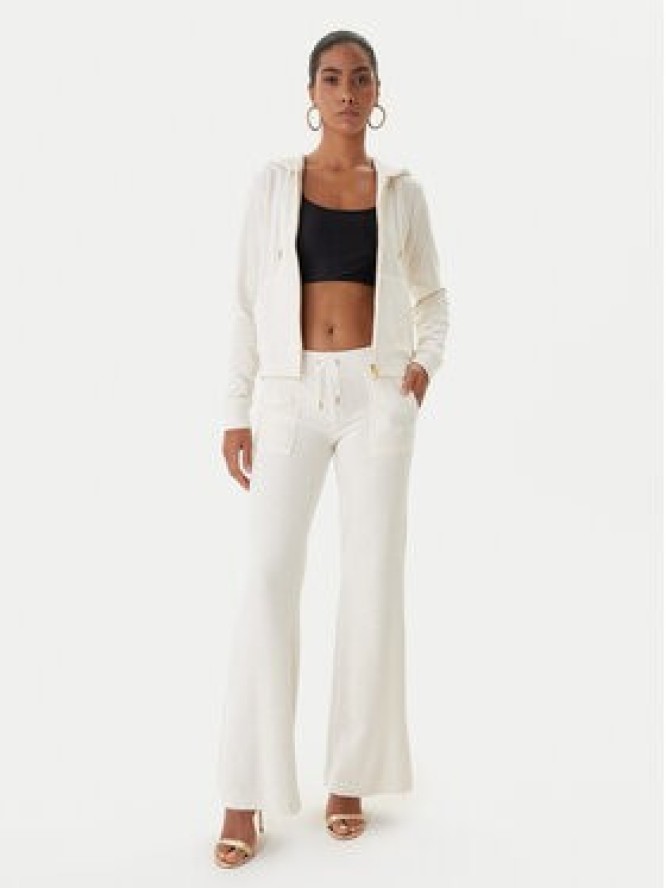 Juicy Couture Bluza Robertson JCAP176G Beżowy Slim Fit