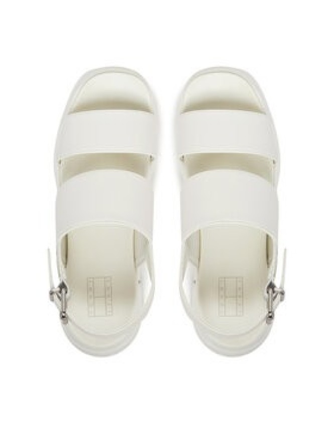 Tommy Jeans Sandały Tjw Chunky City Sandal EN0EN02750 Écru