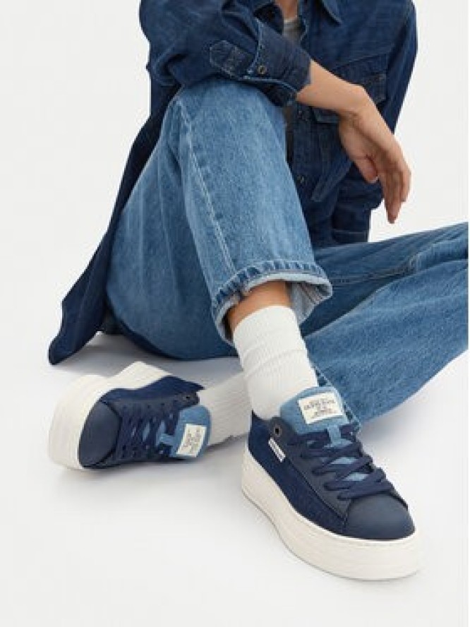 Guess Jeans Sneakersy WBEO-GSJ0917 Niebieski