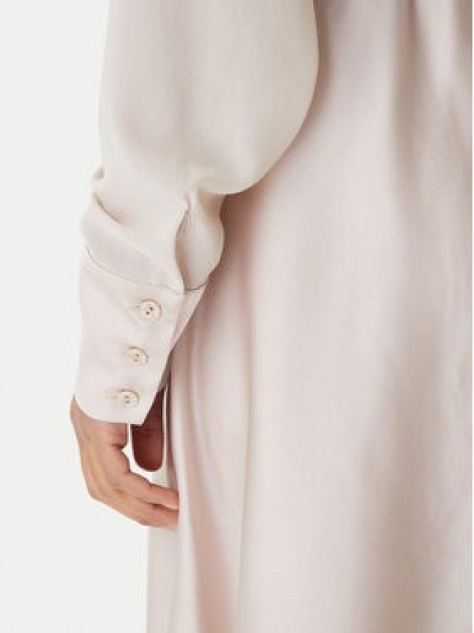 Fracomina Sukienka codzienna FY26SD2025W41101 Écru Regular Fit