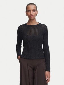 Rinascimento Bluzka CFM0012395003 Czarny Slim Fit