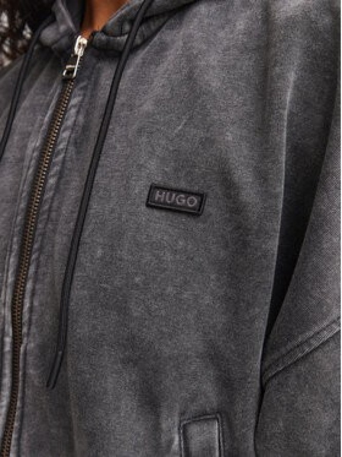 HUGO Bluza Dooba_B 50563204 Szary ciemny Relaxed Fit