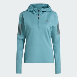 Bluza Own The Run Winterized Hooded Half-Zip
