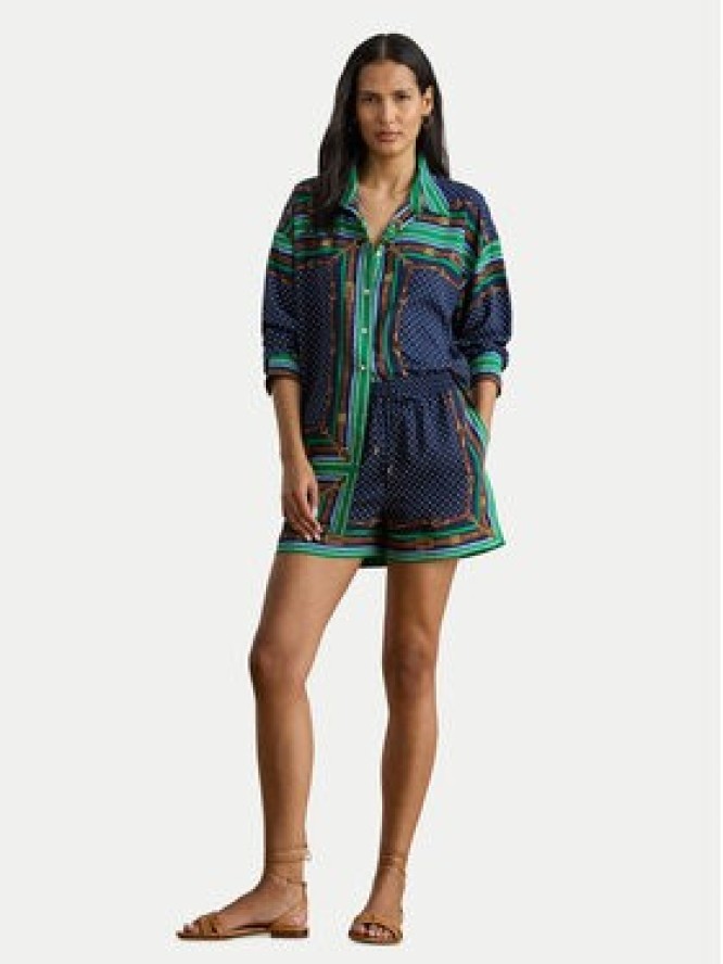 LAUREN RALPH LAUREN Szorty materiałowe 200B20822001 Granatowy Regular Fit