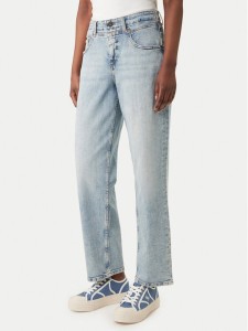 Guess Jeans Jeansy W5BA3O D0027 Niebieski Boyfriend Fit
