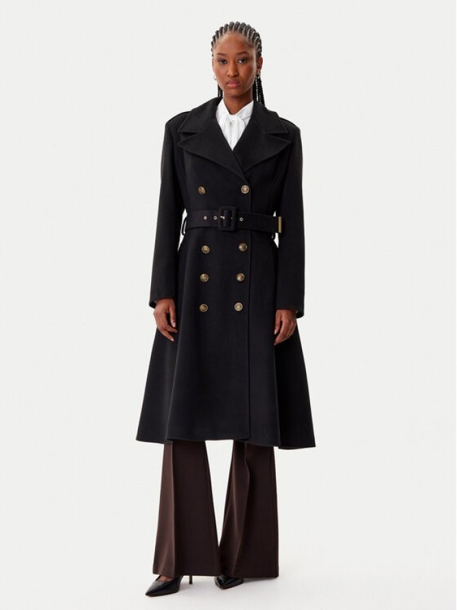 Artigli Płaszcz przejściowy ACCP002984 Czarny Regular Fit