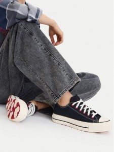 Converse Trampki Chuck Taylor All Star Lift Platform Hearts A19059C Czarny