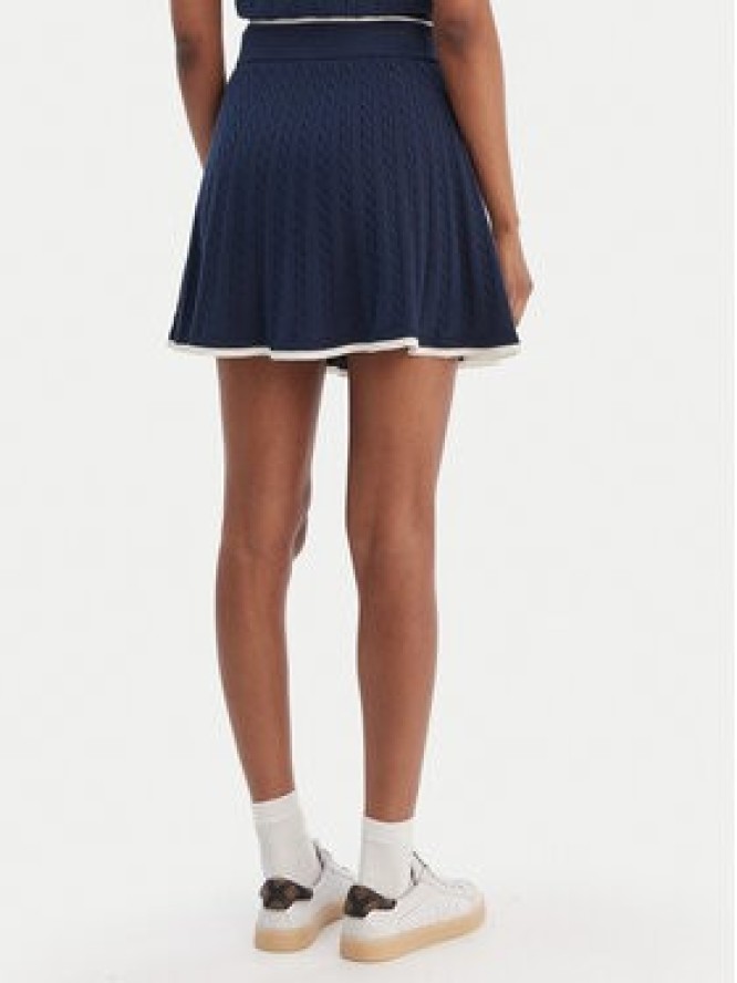 Guess Spódnica mini V6RD07 Z4652 Granatowy Regular Fit