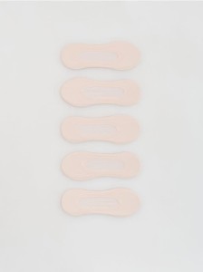 Skarpetki balerinki 5 pack - kremowy