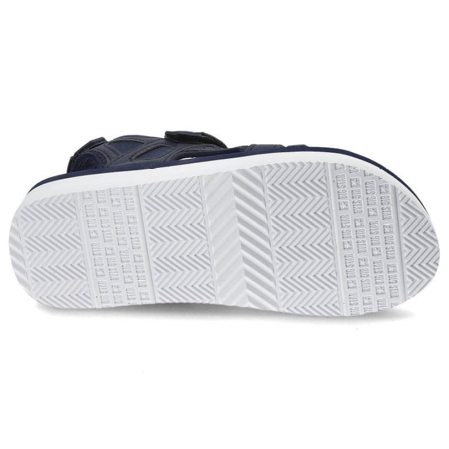 Granatowe Sandały Big Star Lekkie Buty Na Lato