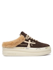 Premiata Sneakersy Micol Var 7851M Brązowy ciemny