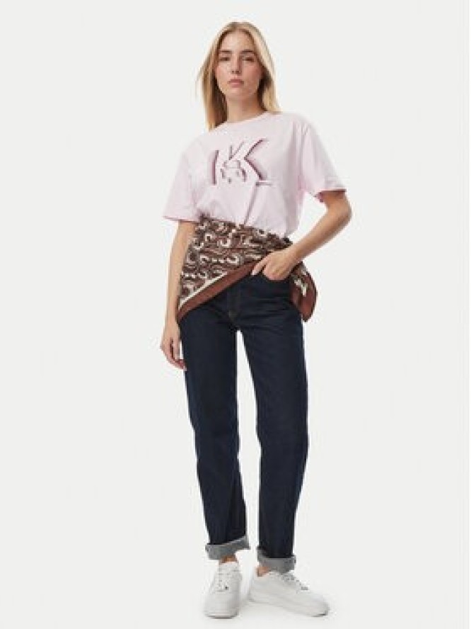 KARL LAGERFELD T-Shirt B4W17003 Różowy jasny Regular Fit