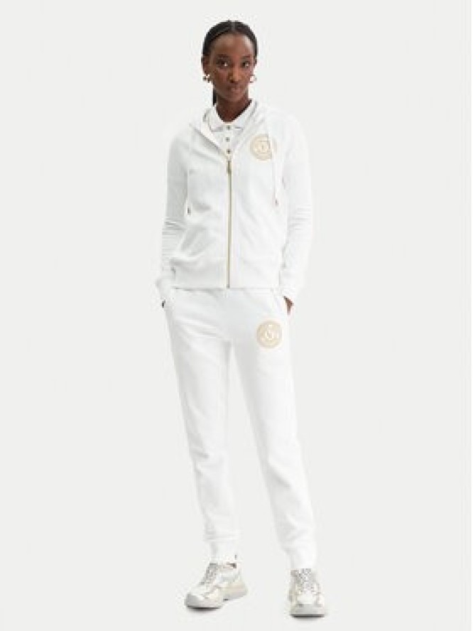 Versace Jeans Couture Bluza 80HAIT02 CF01T Biały Regular Fit