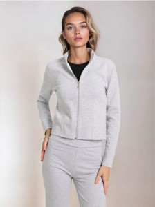 Bluza bomberka - szary