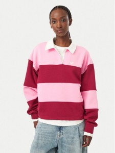 Roxy Bluza Lineup ERJFT05113 Różowy Oversize