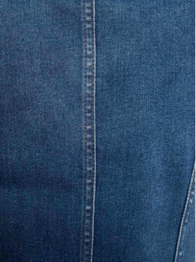 Morgan Kurtka jeansowa 231-VPOMI Niebieski Regular Fit