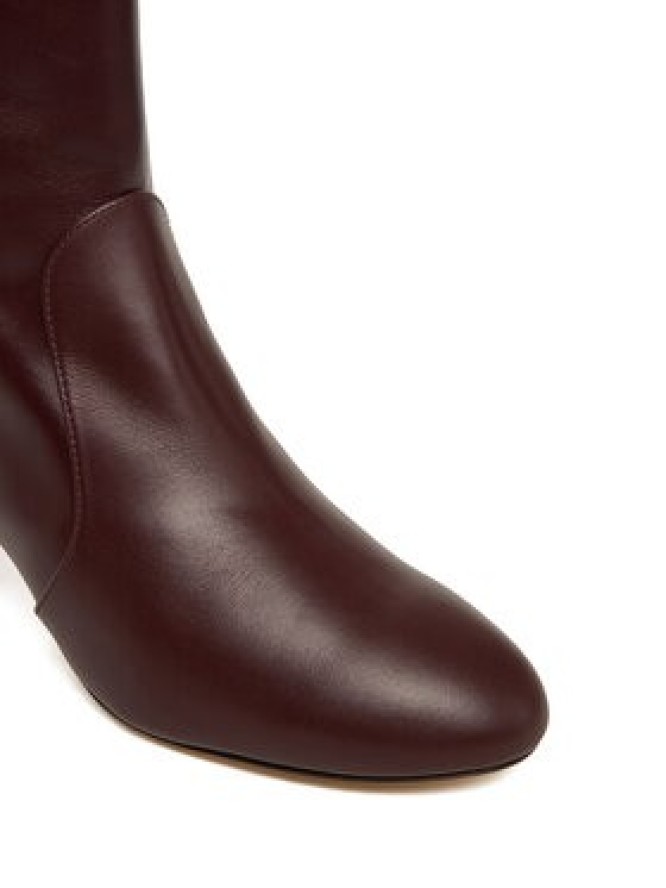Stuart Weitzman Botki Babette SL542 Bordowy