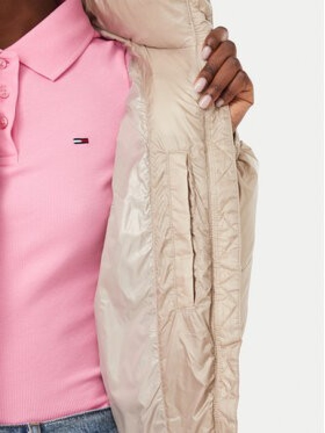Tommy Jeans Kurtka zimowa DW0DW21619 Beżowy ciemny Relaxed Fit