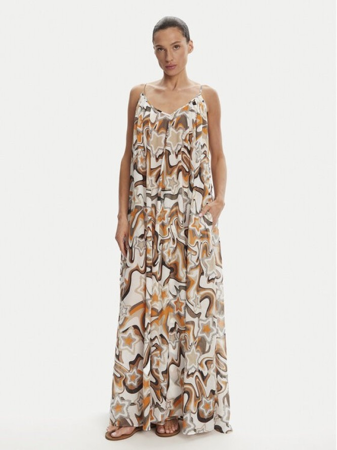 Devotion TWINS Sukienka letnia Athina 025.385G Kolorowy Loose Fit