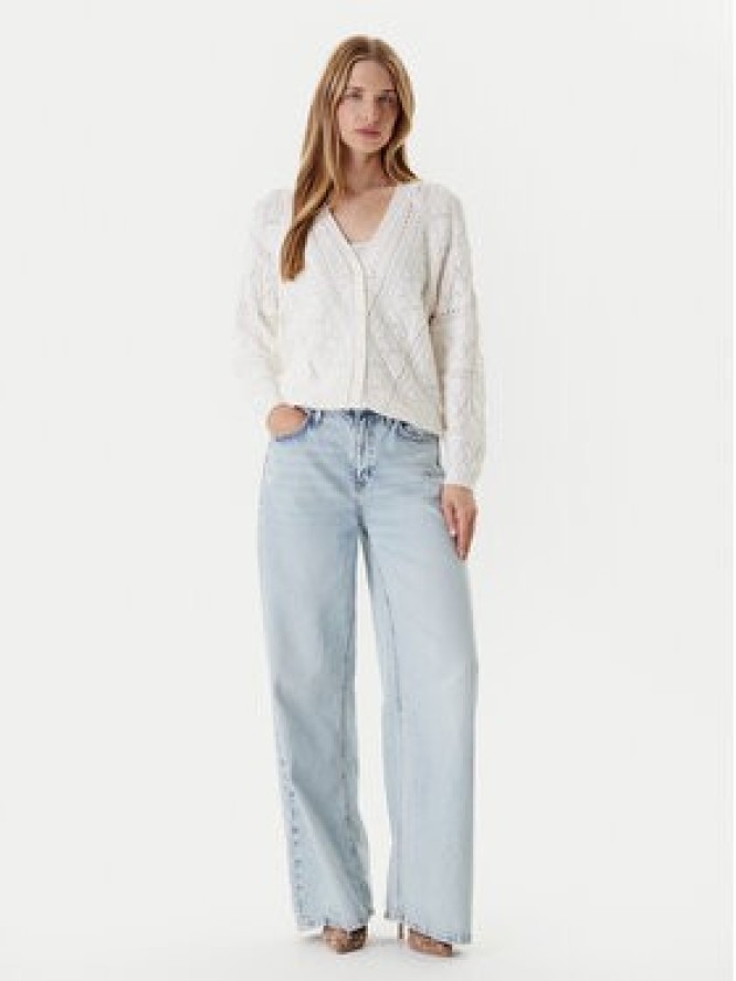 Guess Kardigan W5YR55 Z2ZK2 Biały Regular Fit