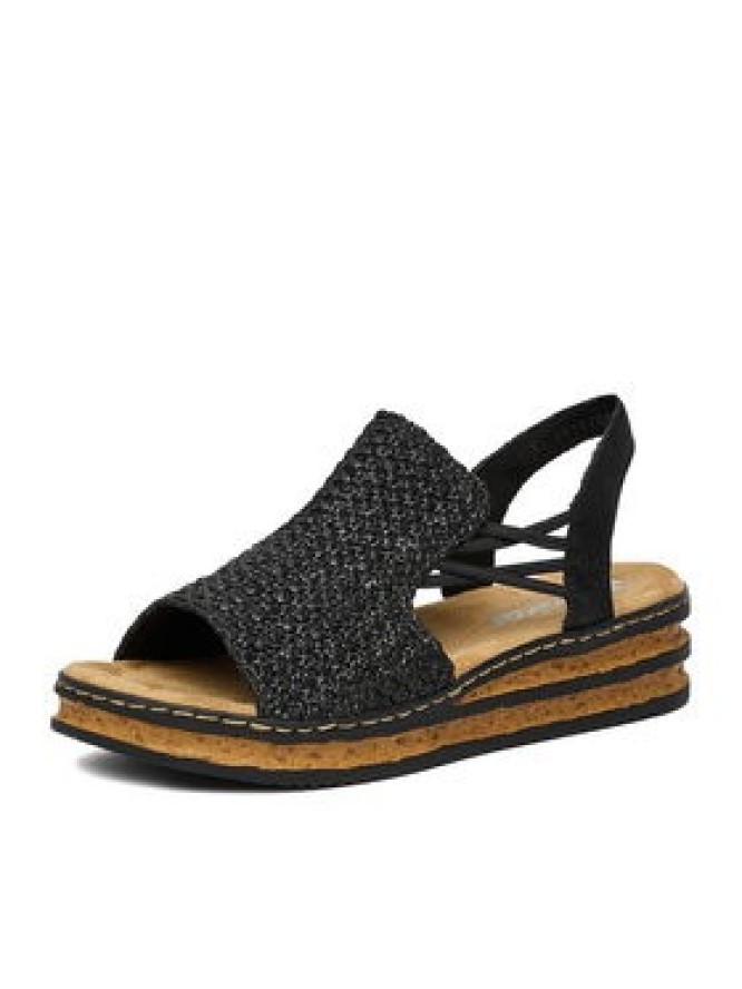 Rieker Sandały CEO-62941-00 Czarny