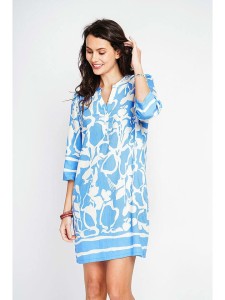 Le Jardin du Lin Sukienka w kolorze biało-błękitnym rozmiar: 36