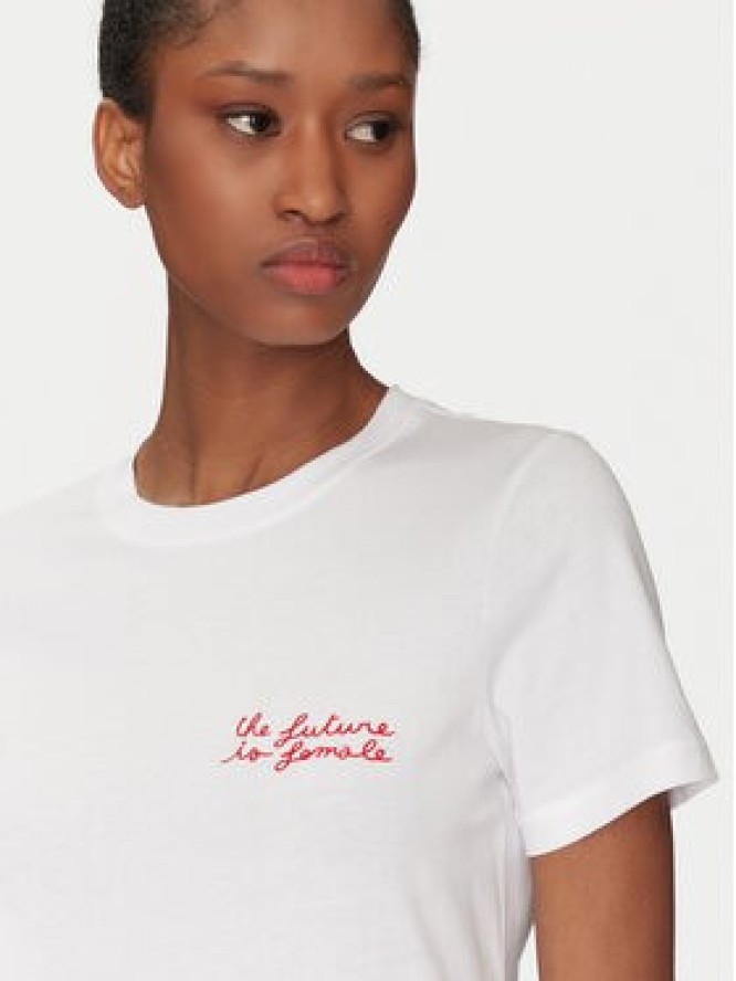 Marella T-Shirt Caucaso 2513971054 Biały Regular Fit