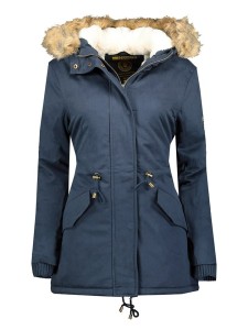 Geographical Norway Parka "Ampuria" w kolorze granatowym rozmiar: M