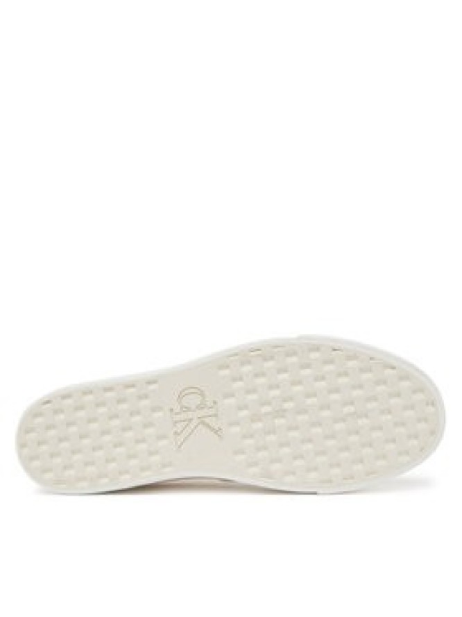 Calvin Klein Jeans Sneakersy Vulc Flatform Low Cv Mix Mg YW0YW01770 Biały
