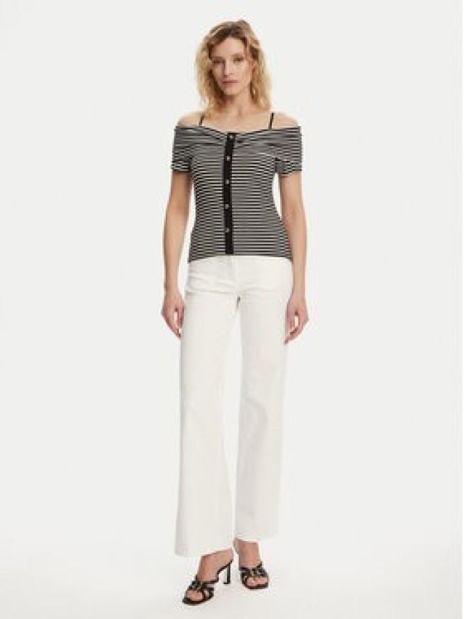 Morgan Bluzka 241-DROPEZ Czarny Slim Fit