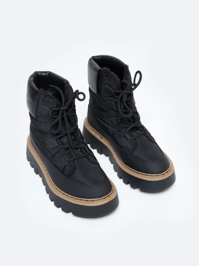 śniegowce damskie czarne OO274222 906