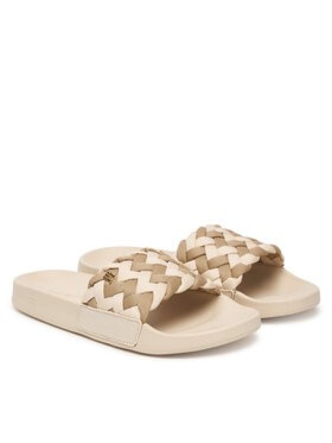 Tommy Hilfiger Klapki Th Braided Pool Slide FW0FW09203 Beżowy